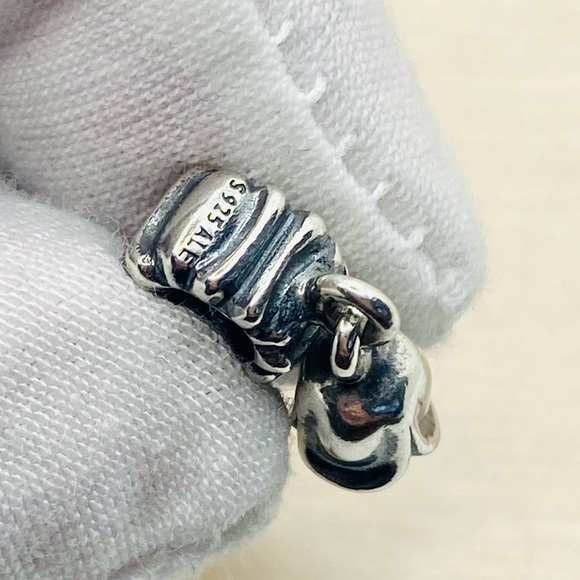 EUC Pandora 790230 Sterling Silver Tulip Flower Dangle Charm - Picture 7 of 8